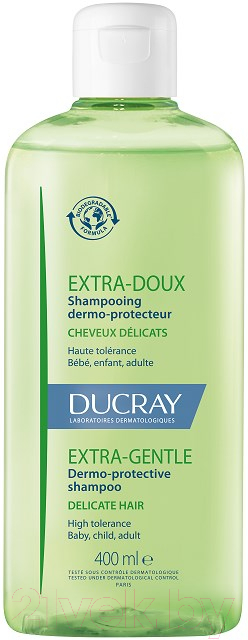 Шампунь для волос Ducray Extra-Doux Защитный для частого применения