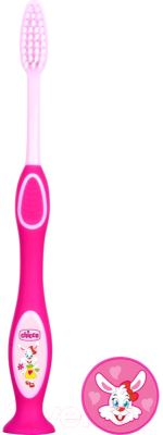 Зубная щетка Chicco Nursery 00009079100000.rs (розовый)