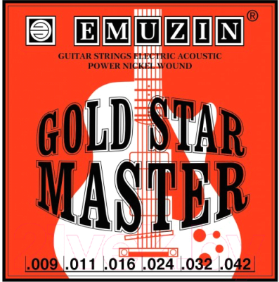 Струны для акустической гитары Emuzin 6ГСМ02