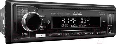 Бездисковая автомагнитола AURA AMH-77DSP Black Edition