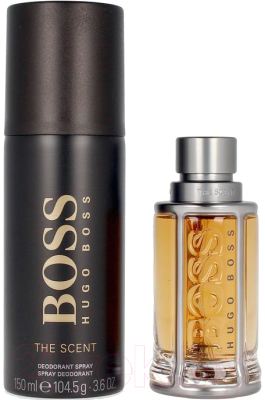 Парфюмерный набор Hugo Boss Boss The Scent Туалетная вода 50мл+Дезодорант-спрей 150мл