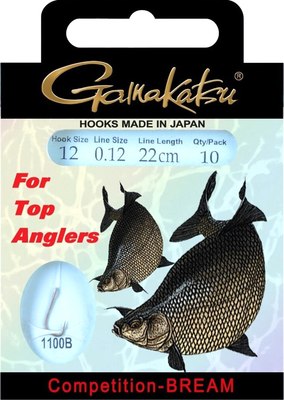 

Набор крючков рыболовных, Booklet Bream Com 1100B / 140203-012-12