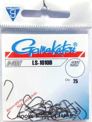 Набор крючков рыболовных Gamakatsu LS-1010B Hooks Bronze №12 / 146508-012 (25шт)