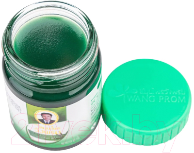 Бальзам для тела Wang Prom Зеленый тайский охлаждающий c экстрактом барлерии (50г)