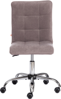 Кресло офисное Tetchair Zero велюр Clermon (светло-серый) - 