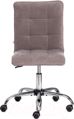 Кресло офисное Tetchair Zero велюр Clermon (светло-серый)