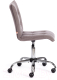 Миниатюра изображения товара Кресло офисное Tetchair Zero велюр Clermon (светло-серый)
