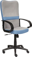Кресло офисное Tetchair СН-757 ткань (серый/синий, С27/С24) - 