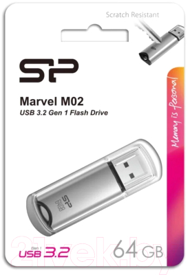 Usb flash накопитель Silicon Power Marvel M02 64GB (SP064GBUF3M02V1S)