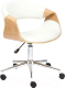 Кресло офисное Tetchair Bend кожзам (натуральный/белый) - 