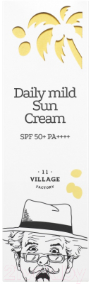 Крем солнцезащитный Village 11 Factory Daily mild Sun Cream SPF50 PA++++ (50мл)
