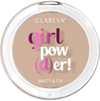 Пудра компактная Claresa Girl Pow(D)Er! Puder тон 03 Sunkissed (12г) - 