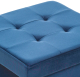 Миниатюра изображения товара Пуф Импэкс Leset Плуто складной с крышкой (дарк блю)