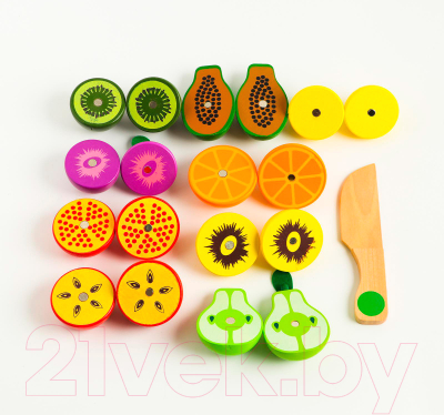 Набор игрушечных продуктов Sima-Land Солнечные фрукты / 2321921