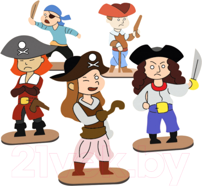 Мишень Arma.toys Пираты AT014P (5шт)