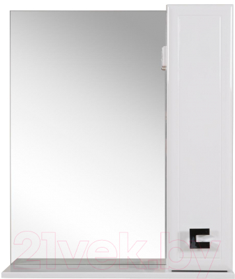 Шкаф с зеркалом для ванной Аква Родос Мобис 65 / ОР0000214