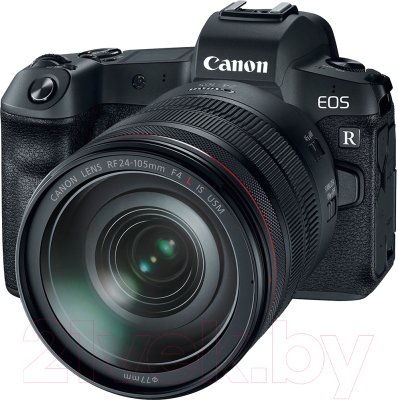 Беззеркальный фотоаппарат Canon EOS R Kit 24-105mm f/4L IS USM + адаптер EF-EOS R