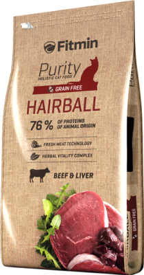 Сухой корм для кошек Fitmin Purity Hairball (400г)