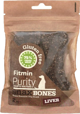 Лакомство для собак Fitmin Purity Snax Bones Liver (2шт)