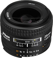 

Широкоугольный объектив Nikon, AF Nikkor 28mm f/2.8D