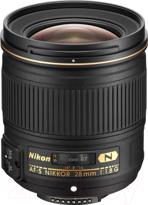 Широкоугольный объектив Nikon AF-S Nikkor 28mm f/1.8G