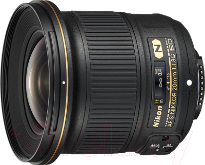 Стандартный объектив Nikon AF-S Nikkor 20mm f/1.8G ED