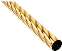 Труба для карниза Lm Decor Витая 16мм (золото, 2м) - 