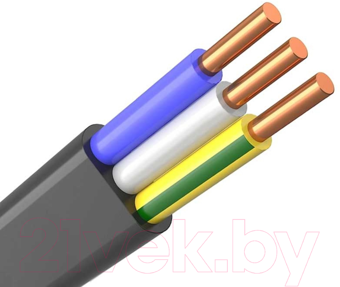 Кабель силовой Автопровод ВВГ-Пнг (А) 3x2.5 (N, PE)-0.66