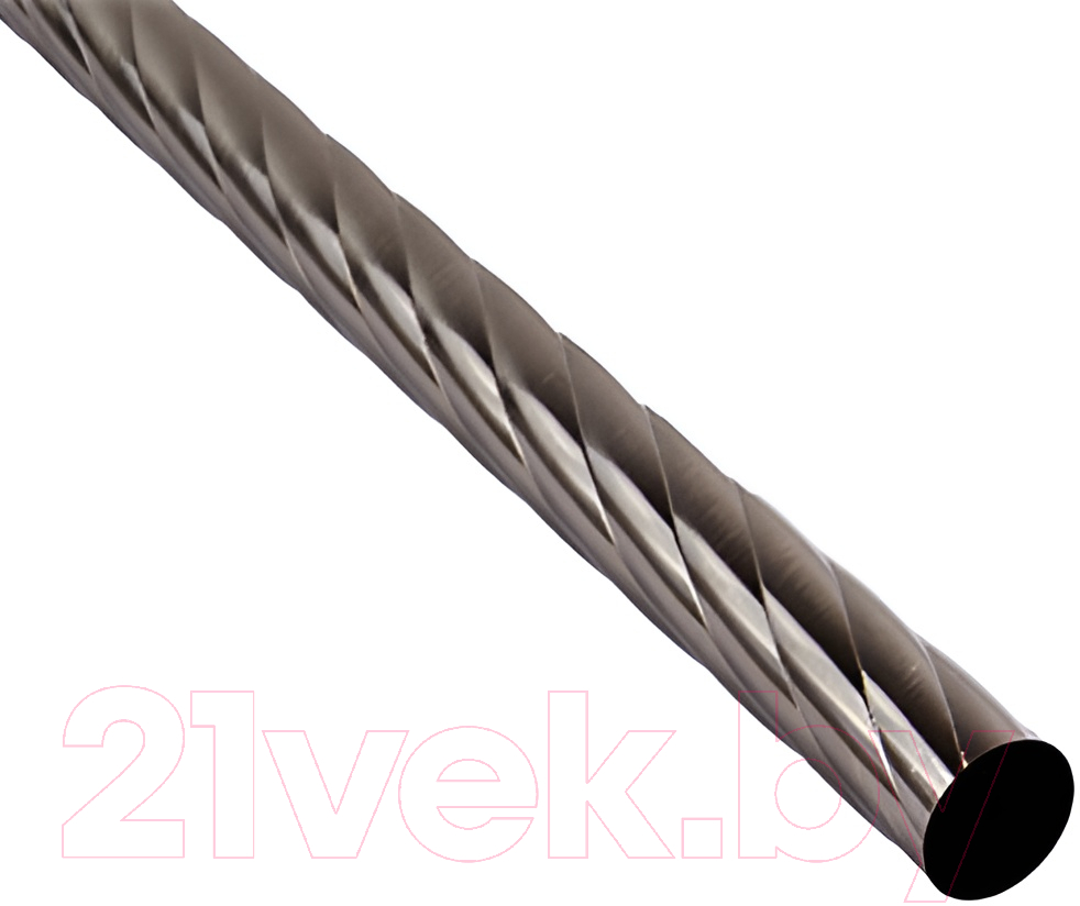 Труба для карниза Lm Decor Витая 16мм (антрацит, 2.4м)