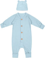 Комплект одежды для малышей Amarobaby Fashion / AB-OD21-FS5001/19-56 (голубой, р.56) - 