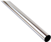 Труба для карниза Lm Decor Гладкая 16мм (хром, 2.8м) - 