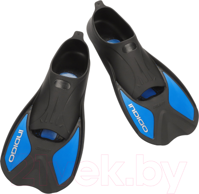 Ласты Indigo Sport Aqua / IN333 (р-р 39-40, черный/синий)