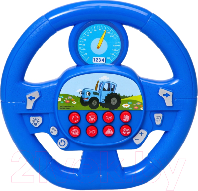 Развивающая игрушка Синий трактор Музыкальный руль / 6960427
