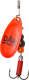 Блесна DAM FZ Fluo Spinner 4 S / 60682 (красный) - 