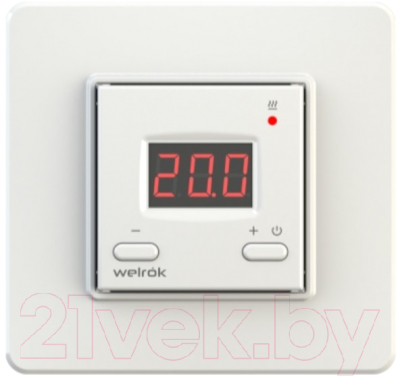 Терморегулятор для теплого пола Welrok Vt (белый)