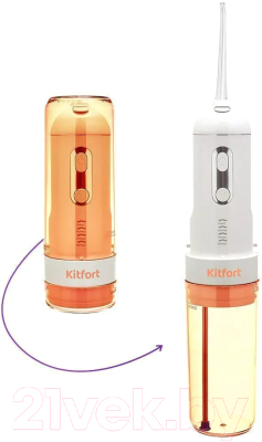 Ирригатор Kitfort KT-2940-4 (белый/оранжевый)