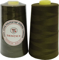 Набор швейных ниток Sentex 100% полиэстер 50/2 5000 ярдов 1356 (2шт) - 