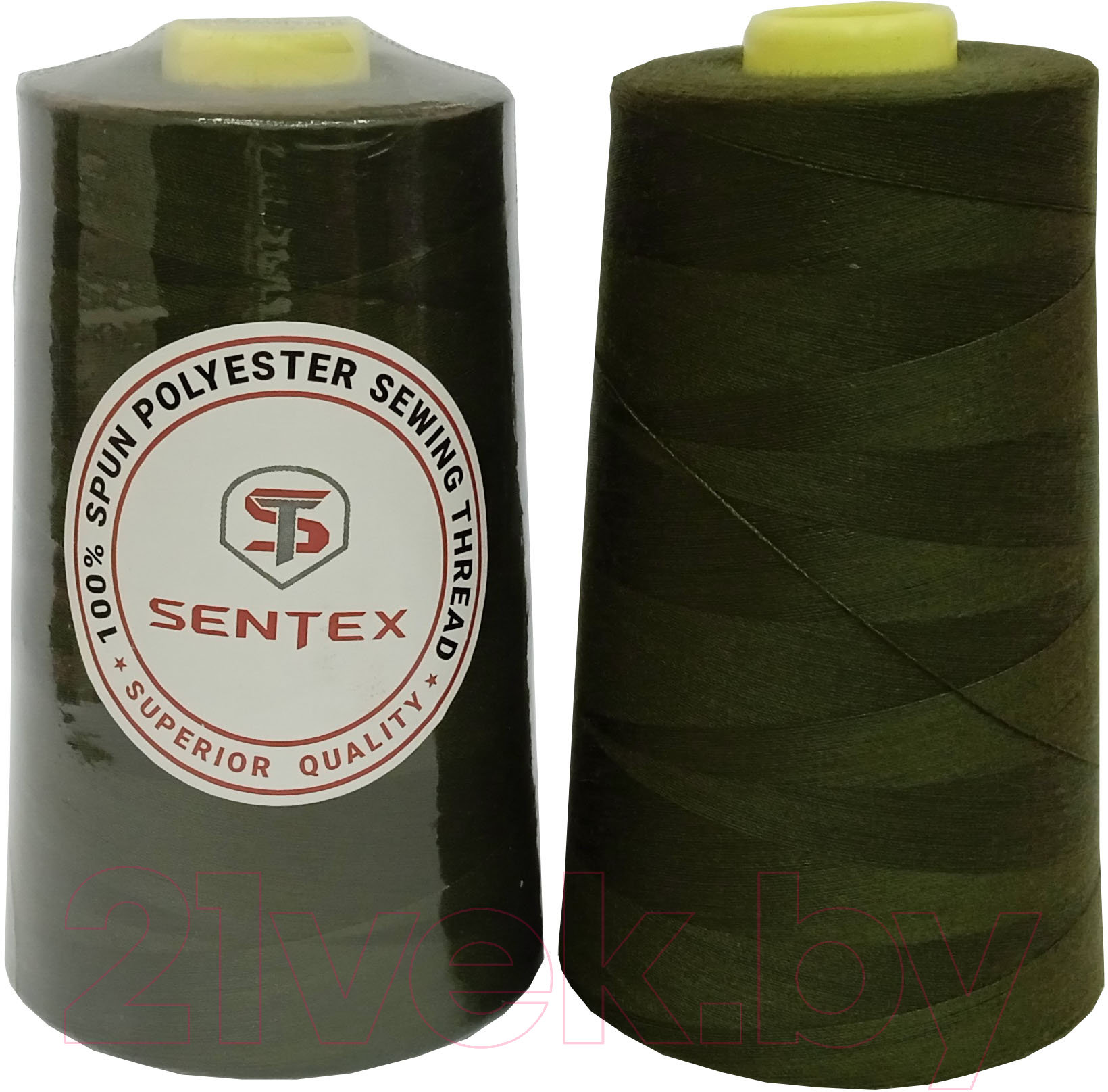 Набор швейных ниток Sentex 100% полиэстер 50/2 5000 ярдов 1360 (2шт)