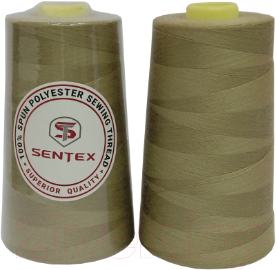 Набор швейных ниток Sentex 100% полиэстер 50/2 5000 ярдов 1373 (2шт)