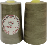 Набор швейных ниток Sentex 100% полиэстер 50/2 5000 ярдов 1374 (2шт) - 