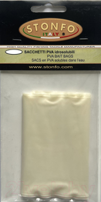 Пакет для прикормки рыболовной Stonfo PVA / 227 (100x150)
