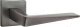 Ручка дверная Puerto Slim Раф / INAL 552-03 Slim MBN (матовый черный никель) - 