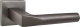 Ручка дверная Puerto Slim Доппио / INAL 554-03 Slim MBN (матовый черный никель) - 