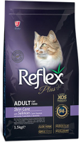 Сухой корм для кошек Reflex Plus Skin Care уход за кожей и шерстью (15кг) - 