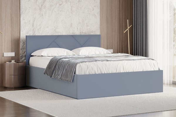 Каркас кровати Stolline Лима 08 с ПМ/Н 180x200 (велюр Velutto 12)