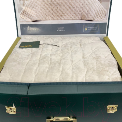 Набор текстиля для спальни Sarev Elite Group Metis Евро / Y880 v1 (Bej/бежевый)