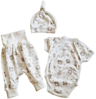 Комплект одежды для малышей Sofi 5027 (р.56, медвежата) - 