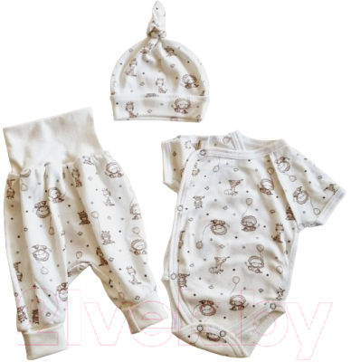 Комплект одежды для малышей Sofi 5027 (р.56, медвежата)