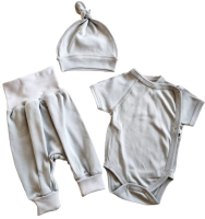 Комплект одежды для малышей Sofi 5027 (р.56, серый) - 