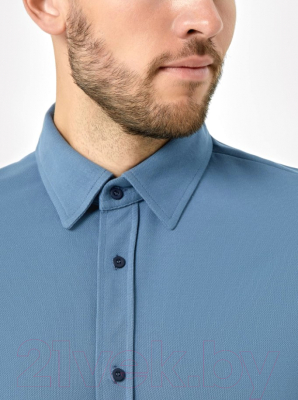 Рубашка Mark Formelle 111841 (р.96-170/176, серо-синий)
